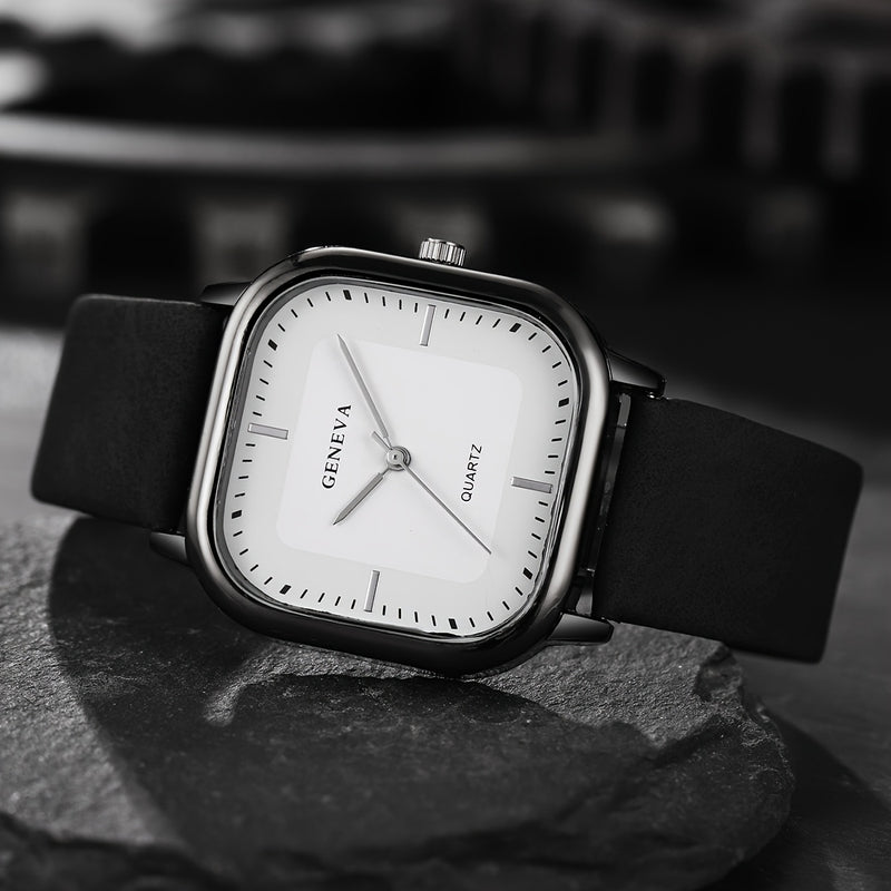 6pcs/set Men'S Light Luxury Watch