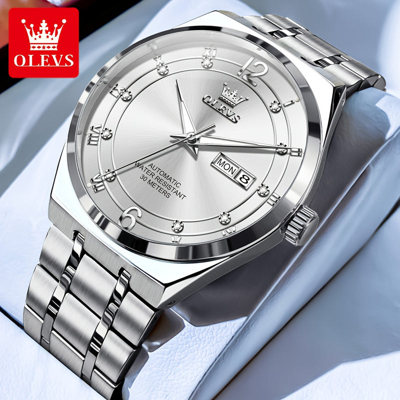 OLEVS Brand Automatic Mechanical Watches for Men Casual
