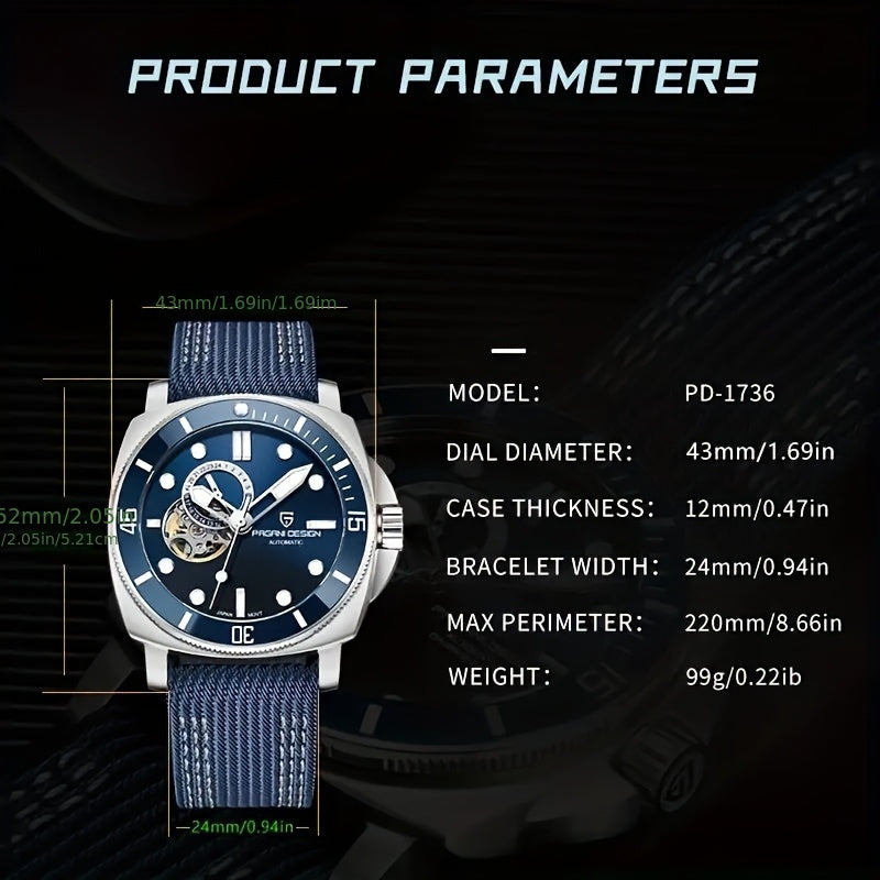 Pagani Design Men's Luxury Automatic Watch