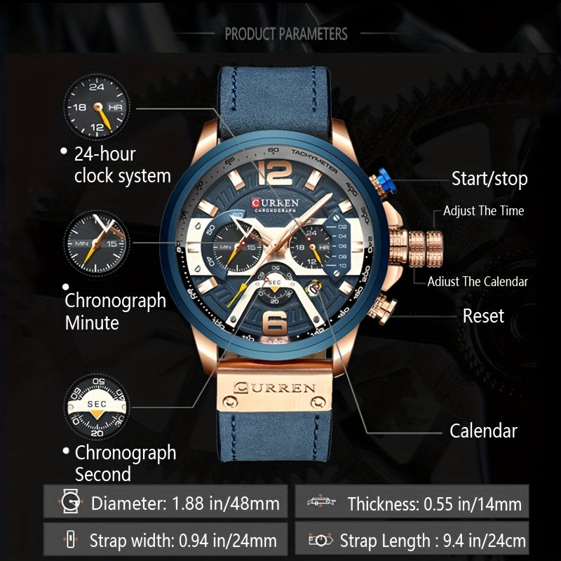 Curren Mens Watches Business