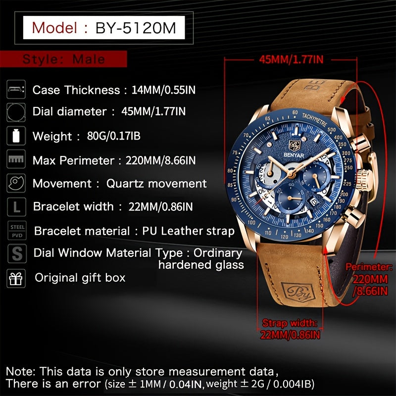 BENYAR Watches For Men