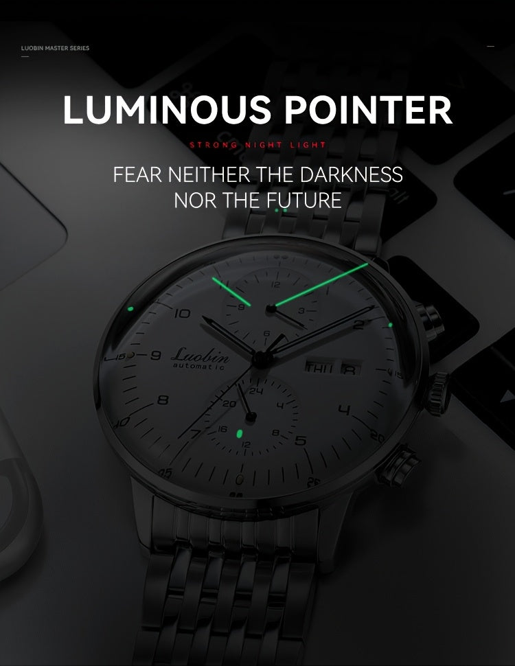 25P Men'S Automatic Mechanical Watch