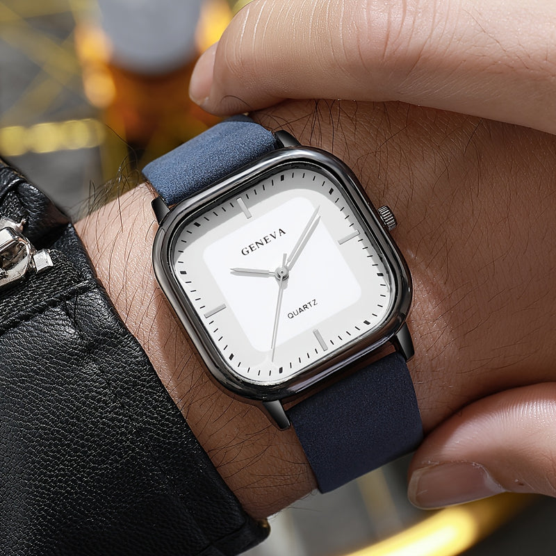 6pcs/set Men'S Light Luxury Watch