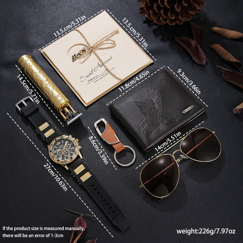 Men's Luxury PU Leather Business Gift Set