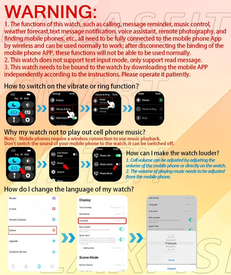 LAXASFIT 2025 New SmartWatch for Men & Women - Wateproof Smart Watch