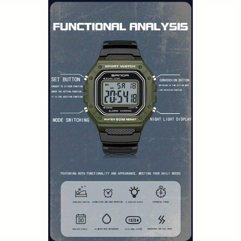 New Fashionable Men'S Watch Anti Shock