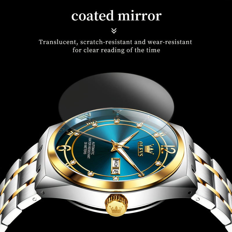 OLEVS Brand Automatic Mechanical Watches for Men Casual