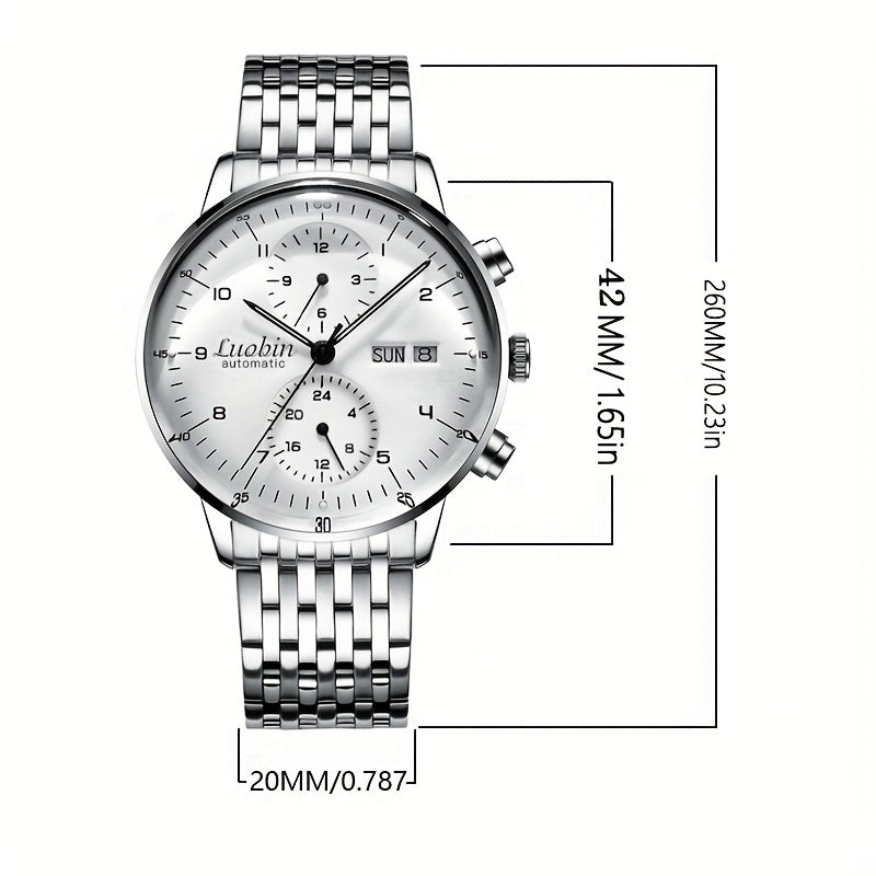 25P Men'S Automatic Mechanical Watch