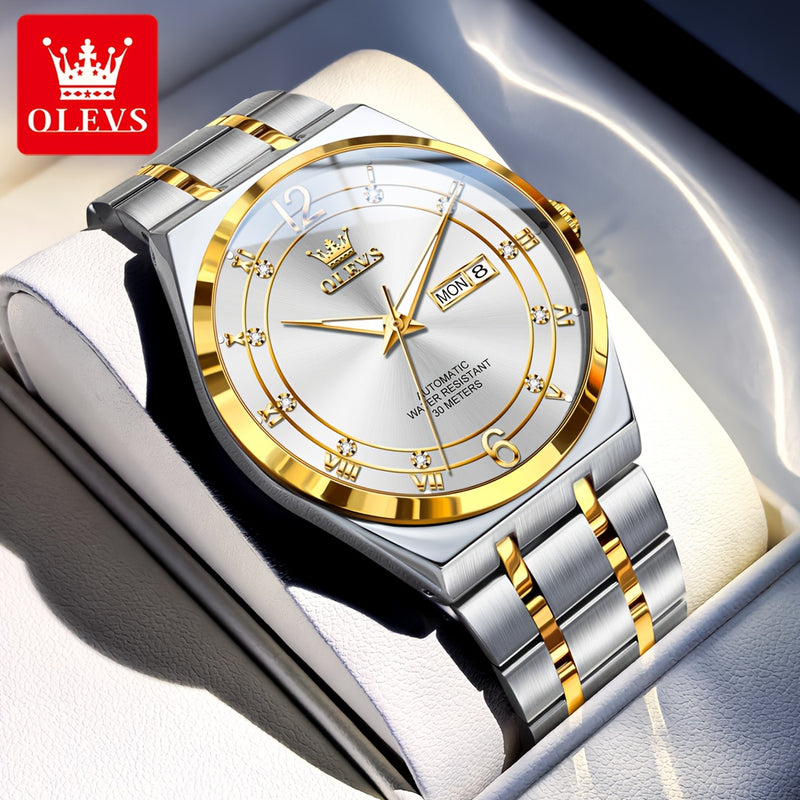 OLEVS Brand Automatic Mechanical Watches for Men Casual