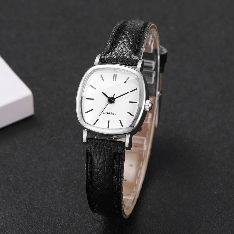 Elegant Leather Women’s Watch – Quartz Fashion
