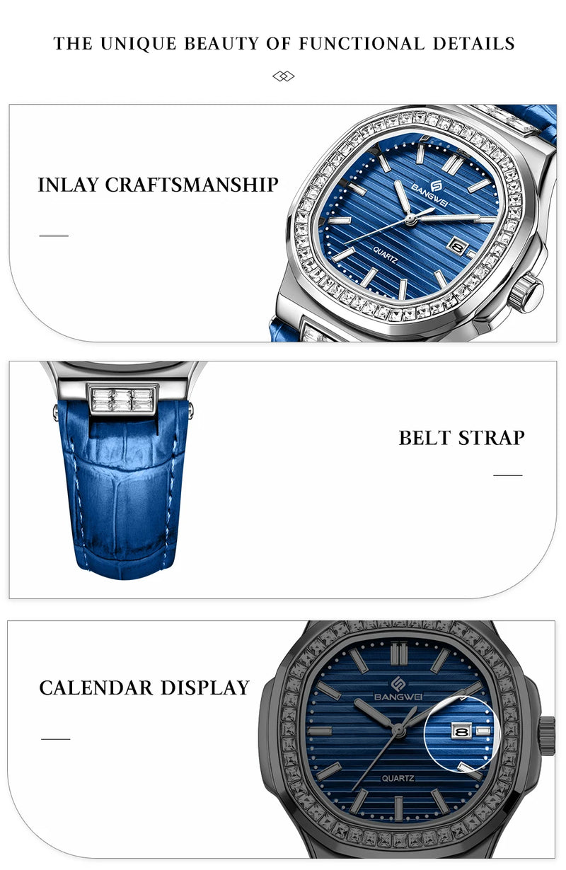 LIGE Luxury Quartz Women’s Watch – Model BW8823