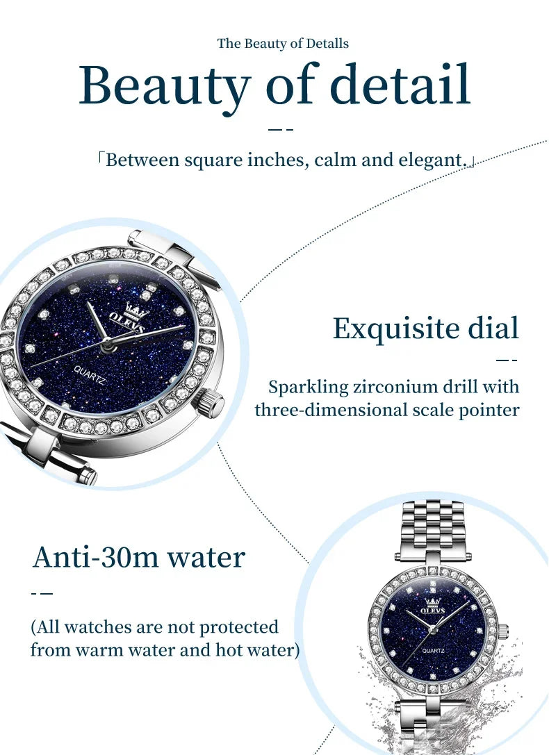 OLEVS 3641 Elegant Waterproof Ladies
