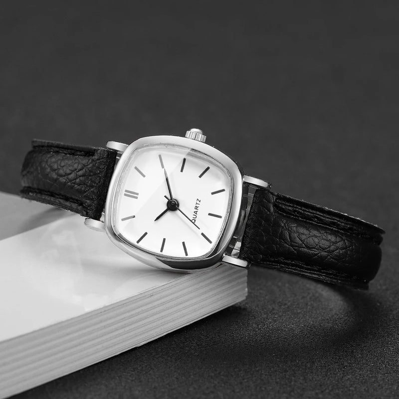 Elegant Leather Women’s Watch – Quartz Fashion