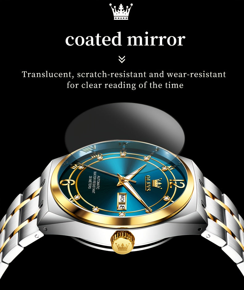 OLEVS Brand Automatic Mechanical Watches for Men Casual
