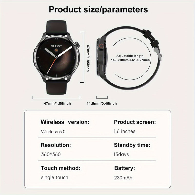 GUHUAVMI 2024 Men'S Sports Smartwatch