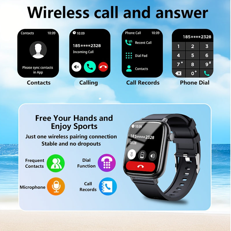 LAXASFIT 2025 New SmartWatch for Men & Women - Wateproof Smart Watch