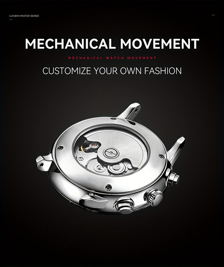 25P Men'S Automatic Mechanical Watch