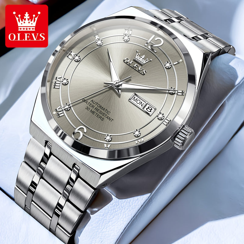 OLEVS Brand Automatic Mechanical Watches for Men Casual