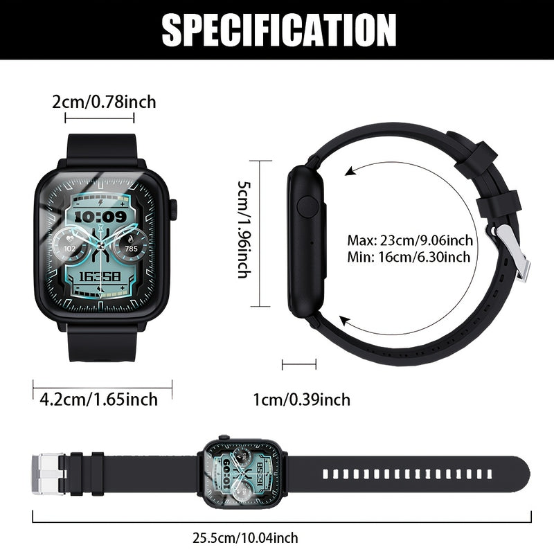 LAXASFIT 2025 New SmartWatch for Men & Women - Wateproof Smart Watch