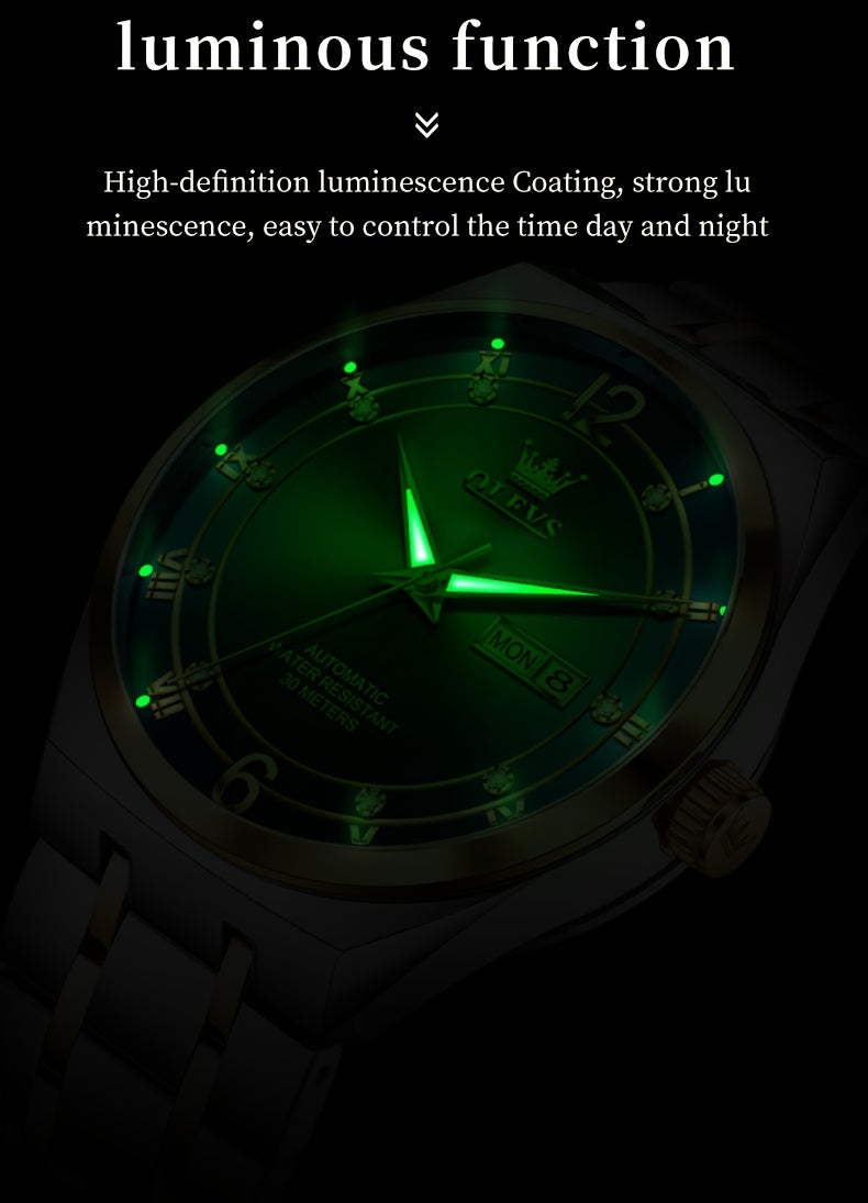 OLEVS Brand Automatic Mechanical Watches for Men Casual