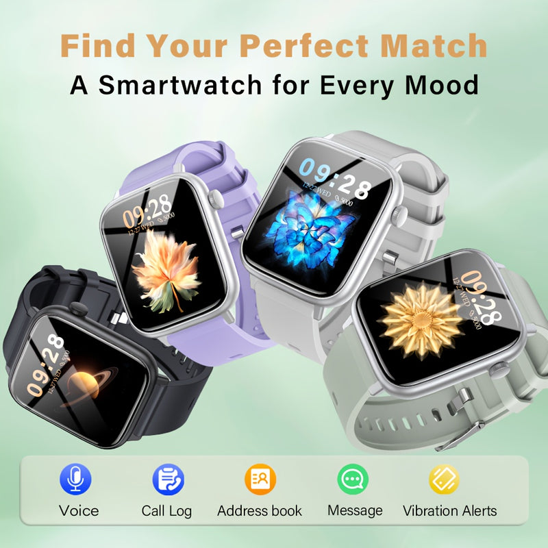 LAXASFIT 2025 New SmartWatch for Men & Women - Wateproof Smart Watch