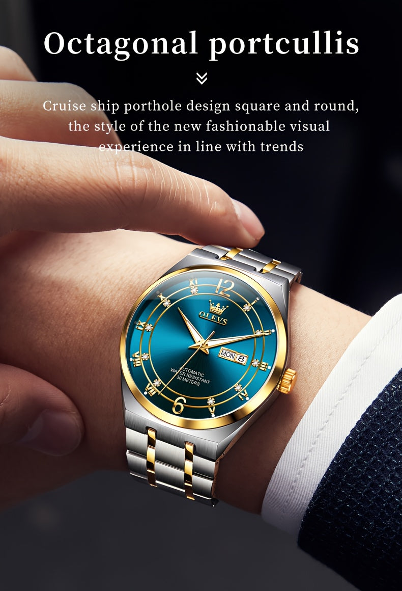 OLEVS Brand Automatic Mechanical Watches for Men Casual