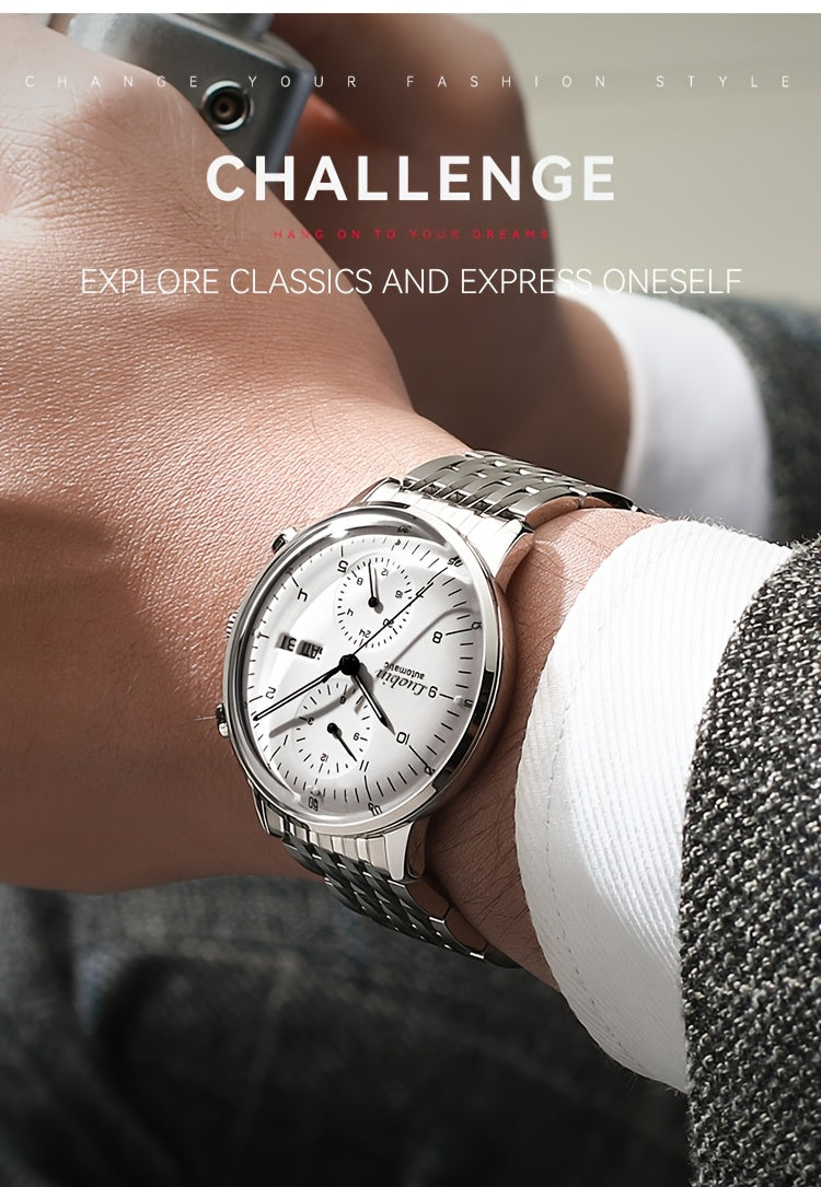 25P Men'S Automatic Mechanical Watch